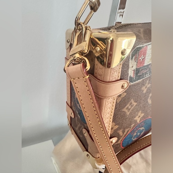 🦢Louis Vuitton Flight Mode side trunk MM BAG Collection authent 100 x LUCKY GIRL - Picture 7 of 12
